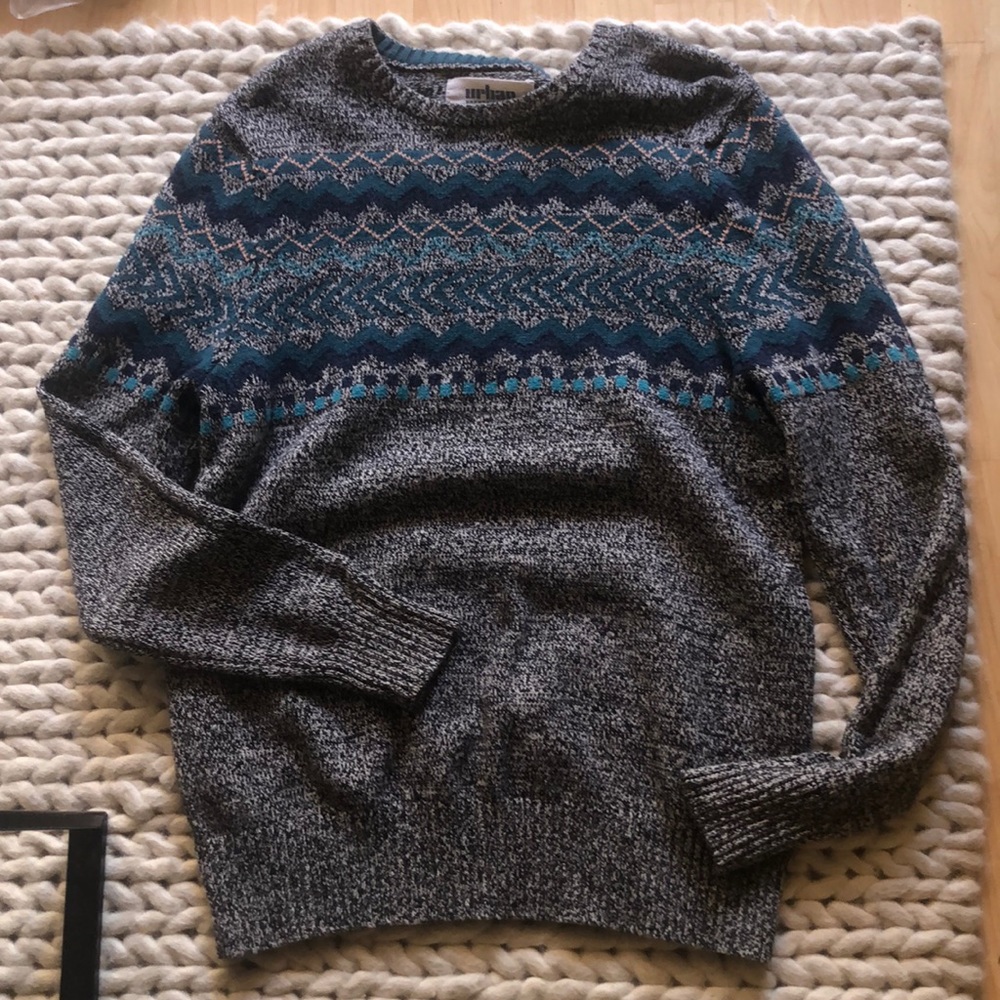 Urban pipeline knit sweater